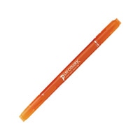 【トンボ鉛筆】サインペン プレイカラーK 0.3mm/0.8mm 橙色 水性  WSPK-28