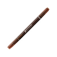 【トンボ鉛筆】サインペン プレイカラーK 0.3mm/0.8mm ショコラ 水性  WSPK-41