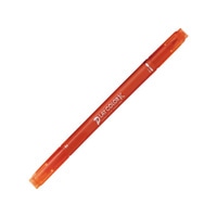 【トンボ鉛筆】サインペン プレイカラーK 0.3mm/0.8mm キャロットオレンジ 水性  WSPK-76