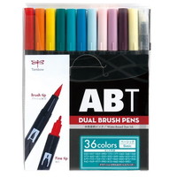 #トンボ鉛筆 水性マーカーセット ABT多色セット36色ベーシック 0.8mm ３６色ベーシック AB-T36CBA