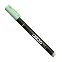 #トンボ鉛筆 水性サインペン 筆之助しなやか  ライトグリーン WS-BS86