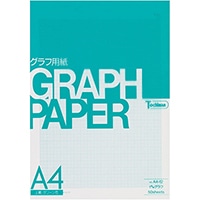 #SAKAEテクニカルペーパー 方眼紙 1mmグラフ 上質紙81.4g/㎡グリーン  A4 グリーン A4-12