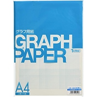 #SAKAEテクニカルペーパー 方眼紙 両対数グラフ 3×4単位 上質紙81.4g/㎡  A4 アイ A4-34両1