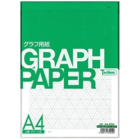 #SAKAEテクニカルペーパー 方眼紙 5mm立体三角グラフ 上質紙81.4g/㎡  A4 グリーン A4-立52
