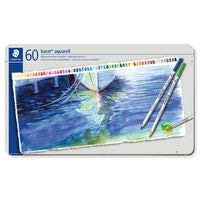 #ステッドラー日本 水彩色鉛筆 カラト　アクェレル　水彩色鉛筆　６０色セット   125 M60