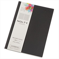 【日本能率協会】 高品質ノート NOLTY ノート  ログタイプ A5 ブラック NTBNT1201