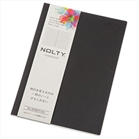 【日本能率協会】 高品質ノート NOLTY ノート  横罫6.0mm A5 ブラック NTBNT1301