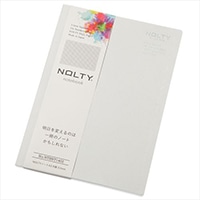【日本能率協会】 高品質ノート NOLTY ノート  方眼3.5mm A5 グレー NTBNT1402