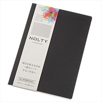 【日本能率協会】 高品質ノート NOLTY ノート  方眼3.5mm B6 ブラック NTBNT2401