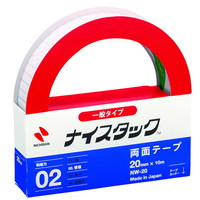 【ニチバン】 両面テープ リョウメンテープ 20㎜×10m  NW-20