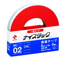 【ニチバン】 両面テープ リョウメンテープ 5㎜×9m  NW-5S