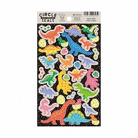 #RYURYU シール サークルシール・ホログラム  恐竜 RCSH09