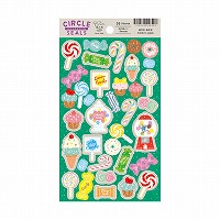 #RYURYU シール サークルシール・ホログラム  お菓子 RCSH11