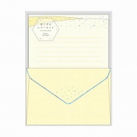 #RYURYU レター 星くずのレターセット  夜明け･ホワイト HKLS01