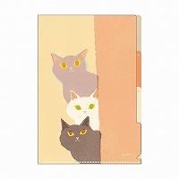 #RYURYU ファイリング用品 mula･クリアホルダー A5 ３アイスクリーム MUCM01