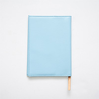 #コンサイス 読書関連小物 カダケス 本革ブックカバー B6 Lブルー 610588
