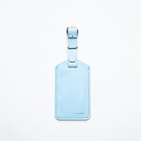 #コンサイス 身辺雑貨 カダケス 本革ネームタグ 小 Lブルー 610939