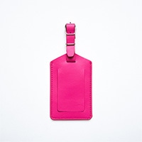 #コンサイス 身辺雑貨 カダケス 本革ネームタグ 大 ピンク 614173