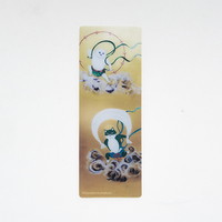 #コンサイス 読書関連小物 ブックマーカー･風神雷神猫  キイロ 615330