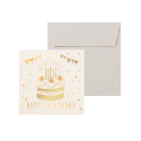 #包む カード ミニケーキ BirthDay  TC0G7