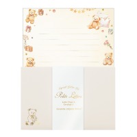 #包む レター レターセット  テディベアドリーム TL0R4