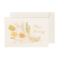 #包む カード バースデーカード  チューリップブーケ TC0I0