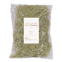 #包む ラッピング用品 ウッドパッキン  グリーン TI002