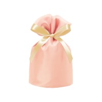 #包む 梱包用品 巾着･オーガンジーBAG  ピンク TD041