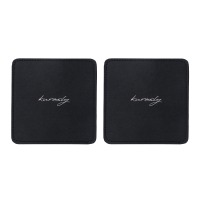 #包む キッチン雑貨 コースター 2枚入 ブラック TA044