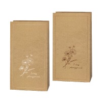 #包む 包装用品 角底BAG 2色×各3枚入 フラワー TU028