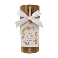 #包む 包装用品 ロールキット タグ3枚.リボン･クリップ,各ゴム紐各1個付セット ホワイト TB028