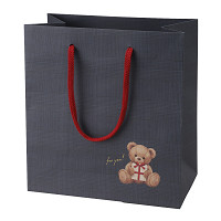 #包む 梱包用品 手提げBAG･ベア  ネイビー TG0007