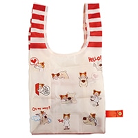 #グリーティングライフ(国内販売のみ） 身辺雑貨 ココちゃんエコバッグＳ 底板付き ココちゃん＆ポール RYZ-1145