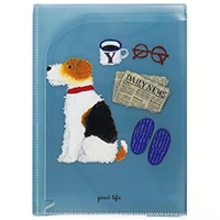 #グリーティングライフ(国内販売のみ） ファイル関連小物 米津祐介クリアホルダー A5・6ポケット イヌ YZZ-460