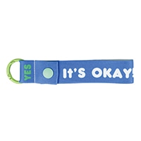 #グリーティングライフ 身辺雑貨 シックストラップチャーム カラビナ付 ワード MMZ-491