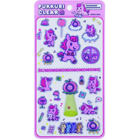 #グリーティングライフ シール スモモモモモモモモ･ぷっくりクリアシール シート1枚  MOCK-29