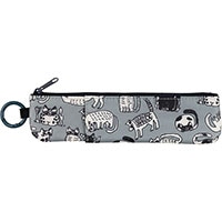 #グリーティングライフ(国内販売のみ） 収納用品 ミロコマチコ･スリムペンケース カラビナ付 ねこ MRZ-93
