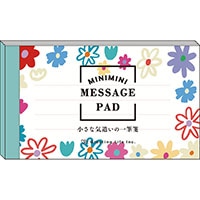 #グリーティングライフ(国内販売のみ） レター シック･ミニミニ一筆箋 2design･各15sheet フラワー MMS-518