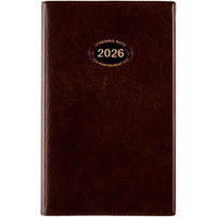 #高橋書店(日本国内のみ) 手帳 2026年 ウィークリー ビジネス手帳 4 茶 No.52 (2025年 12月始まり)