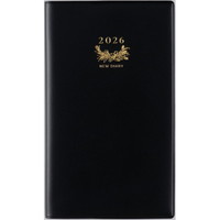 #高橋書店(日本国内のみ) 手帳 2026年 ウィークリー ニューダイアリー アルファ 6 黒 No.103 (2025年 12月始まり)