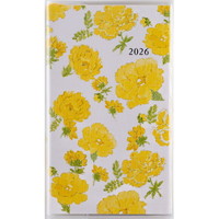 #高橋書店(日本国内のみ) 手帳 2026年 マンスリー ラフィーネ スリム 2 花柄 No.292 (2025年 11月始まり)