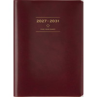 #高橋書店（国内販売のみ） 手帳 27年度版 A5 5年卓上日誌 ワイン No.98 （27年度版 1月始まり）