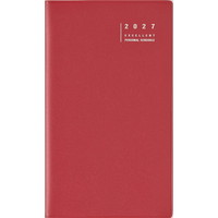 #高橋書店（国内販売のみ） 手帳 27年度版 マンスリー リベル インデックス 4 赤 No.304 （2026年 11月始まり）