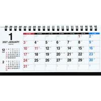 #高橋書店（国内販売のみ） 27年度版 カレンダー 卓上 B6変型 E150