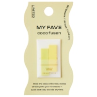 #カンミ堂 ふせん ココフセン･ミニ･COLOR･MYFAVE 60枚入 イエロー CF-8901