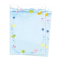 #スコープ レター レターセット･魔法の咲く丘 A5 フルーツポンチ 10135