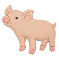 #ワールド商事 生活雑貨 アニマルラバーマグネット  ブタ 151942