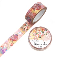 #カミイソ産商(国内販売のみ） マスキングテープ kimono美マステ 15mm×7m 糸巻き15mm幅 GR-2075