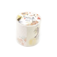 #カミイソ産商(国内販売のみ） 付箋 Kimono･美ロール付箋 4design×15Sheet 縁起物 GR-5005