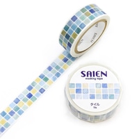 #カミイソ産商(国内販売のみ） マスキングテープ SAIENマステ 7m巻 タイル UR-0286